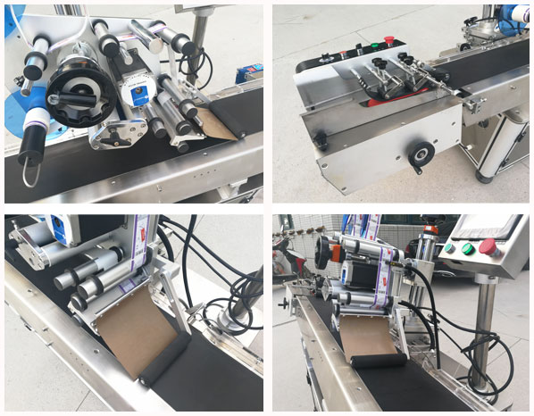 全自动平面贴标机实拍图